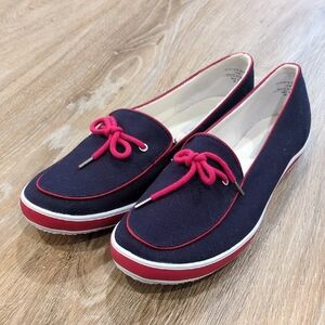 🔵🔴Grasshoppers Navy and Red Loafers size 12 M🔵🔴😍